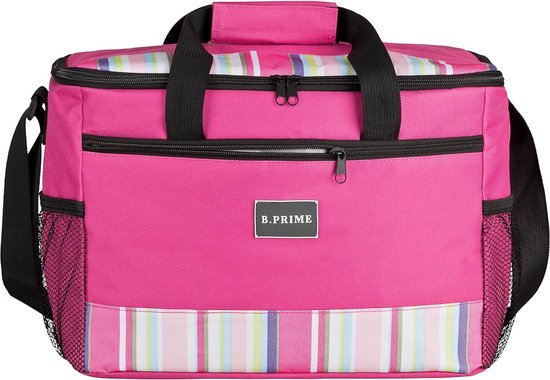 20 L koeltas, klassiek; 36 x 26 x 22 cm, geïsoleerde tas, lunchtas, koelbox, picknicktas, ijszak, kampeertas, picknick, buitenreizen, winkelen en auto van Amosfun