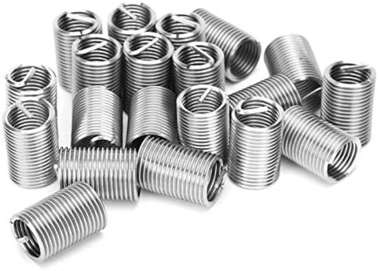 20 Stks Draad Draad Insert M12 X 1.5, 304 Rvs Schede Helicoil Type Schroef Reparatie Mouw Assortiment Kit, Draad Reparatie Mouw Bus Schroef(2.5D)