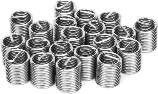 20 Stks Draad Draad Insert M12 X 1.5, 304 Rvs Schede Helicoil Type