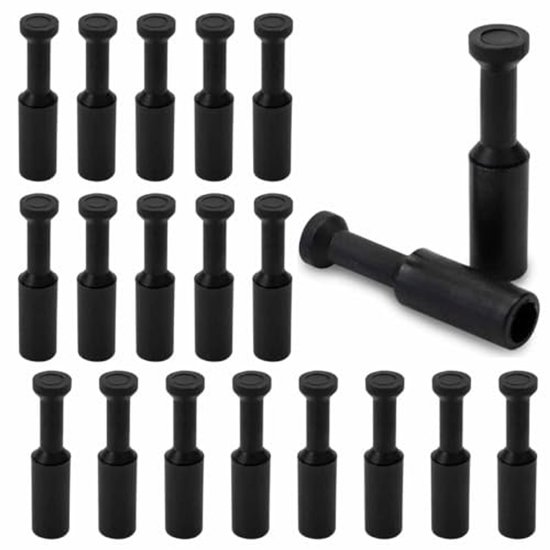 20 stuks 6 mm pneumatische blindstoppen van PBT-hars voor persluchttoepassingen van Merkloos