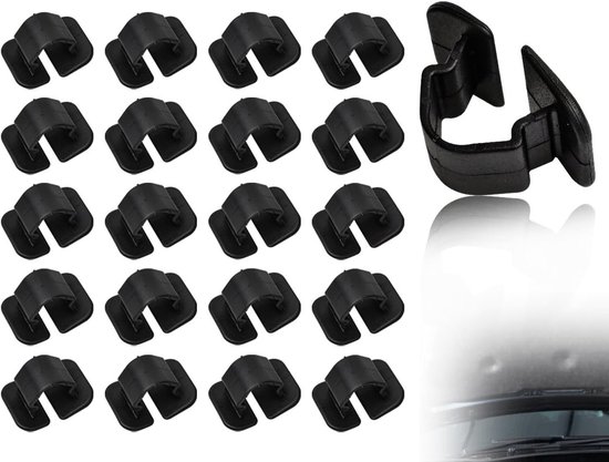 20 Stuks Isolatiematten Clips voor Motorkap, Thermische en Geluidsisolatie Bevestiging van Merkloos