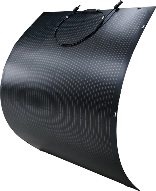 200W Semi-Flexibel Zonnepaneel – Lichtgewicht & Krachtig – 1260x905x2mm -MC4 van Merkloos