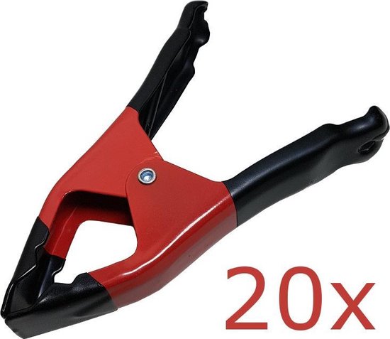 20X Marktklem lijmklem zeilklem klem clam 15,5 cm spanwijdte 6 cm van Perel