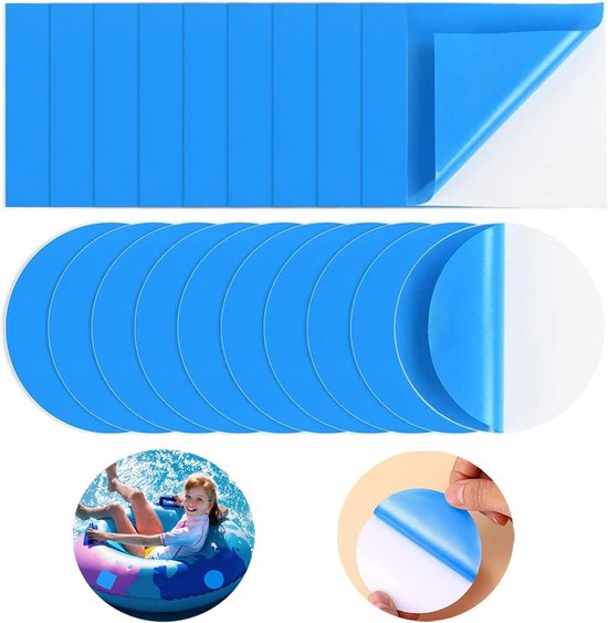 20x Zelfklevende Zwembad Reparatieset - Onderwater Plakset voor PVC & Opblaasbare Artikelen van E-Collage