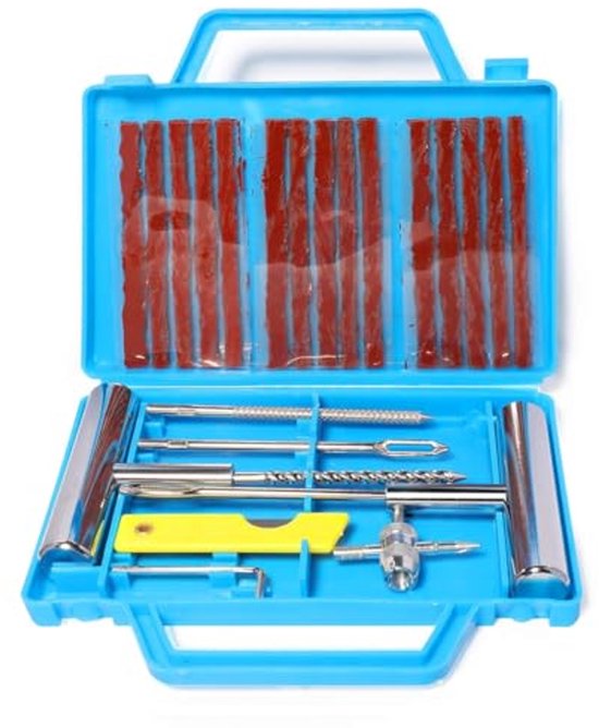 22-delige bandenreparatieset voor auto, motorfiets, vrachtwagen, ATV, tractor, camper, SUV van Merkloos