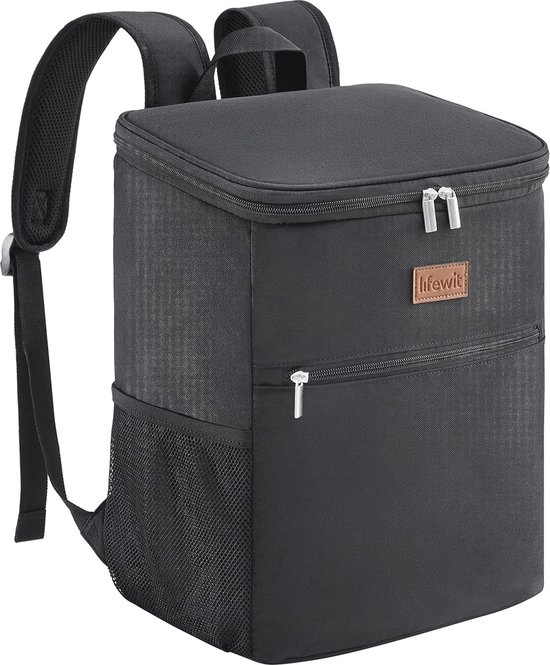 24-liter koelrugzak, koeltas, picknicktas, groot, geïsoleerd, voor mannen, vrouwen, op het strand, bij de picknick, voor kamperen, barbeque, wandelen van Lifewit