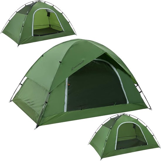 2/4 Persoons Camping Tent - Waterdichte 2 Persoons Tent, Light Dome Tent, Compacte Tent voor Sport, Familie van Glymnis