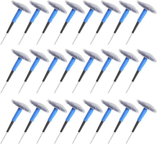 24 stuks radiale bandenpech reparatie gereedschap - Universeel voor auto, motorfiets en elektrische voertuigen