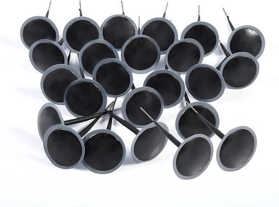24 Stuks Rubberen Bandenreparatiesets met 6mm Paddenstoelstekkers voor Auto en Motor van EooUooIP