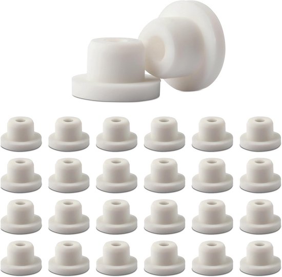 24 Stuks Siliconen Badmondstukken in 3 Maten voor Waterdichte Afsluiting van Merkloos