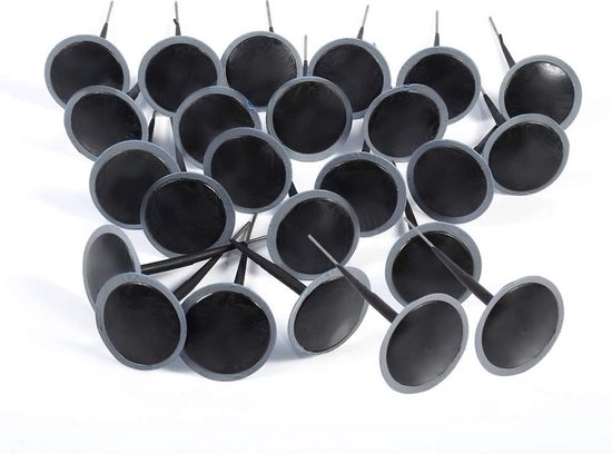24 Stuks Tubeless Banden Reparatieset 6mm Paddestoel Pluggen voor Auto, Motor en Vrachtwagen van Merkloos
