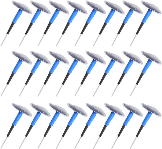 24 Stuks Universele Bandenreparatieset voor Auto, Motorfiets en Elektrische Voertuigen