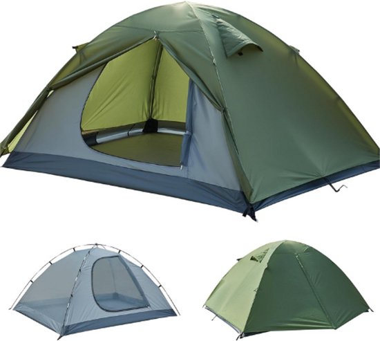 2/4/6 Personentent Voor Camping - Gemakkelijke Installatie - Grote CabinTents Inclusief Rainfly - Demo Kamp Tenten Met Grote Mesh Vensters - Waterdicht van Dannys Wereld