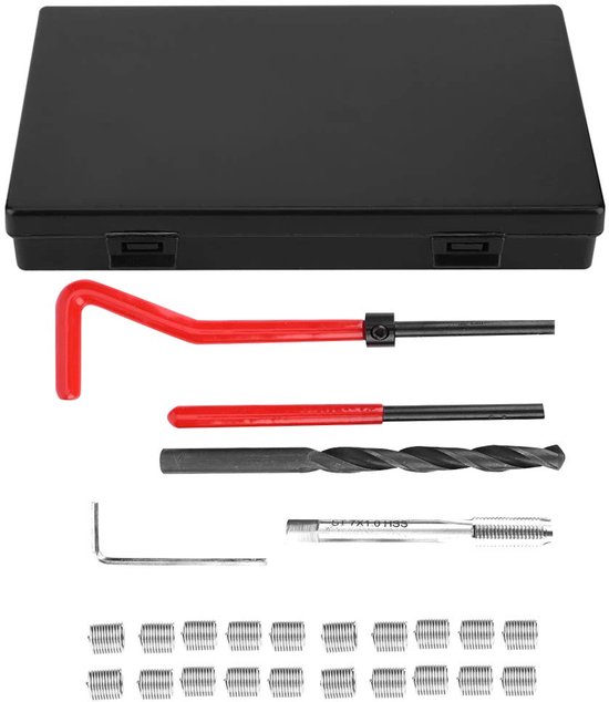 25 stks Draad Insert Kit M7 x 1.0 Draad Reparatie Kit Draad Reparatie
