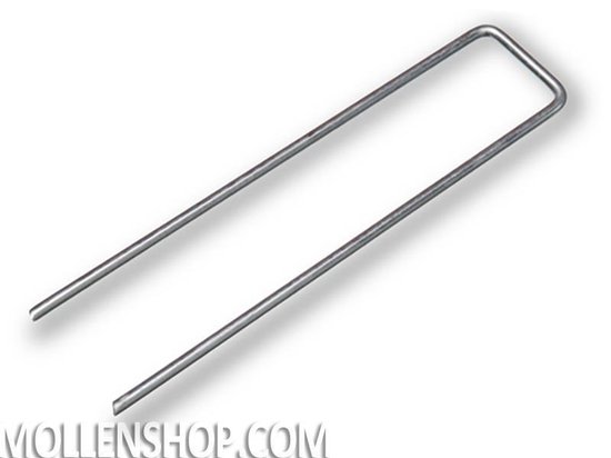 250 Gronddoekpennen, kunstgraspennen, worteldoekpennen Ø3mm -  5 cm breed x 20cm lang van Welkoop