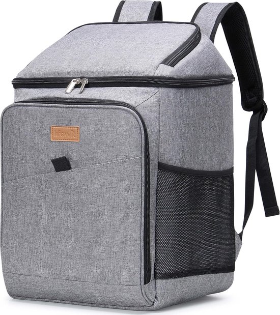 26 liter koelrugzak, thermische rugzak, koeltas, geïsoleerde koeltas, zacht, dubbeldekker, voor picknick/BBQ/camping/uitstapjes/winkelen van Iglu