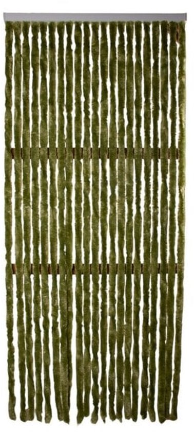 2Lif kattenstaart Vliegengordijn groen 90x210cm