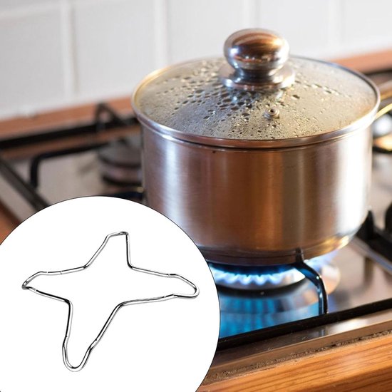 2Pcs Fornuis Rack Branders Stand Camping Ijzeren Kachel Ringen Kleine Potten Trivet Voor Keuken Koken Koken
