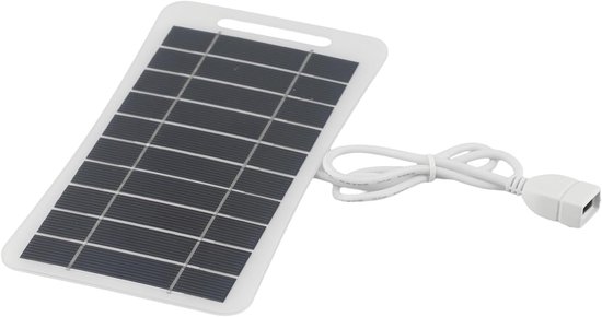 2W 5V zonnepaneel oplader USB-uitgang voor mobiele telefoons in de buitenlucht, zonne-energie tuinverlichting en klein DC-batterijgebruik van Merkloos