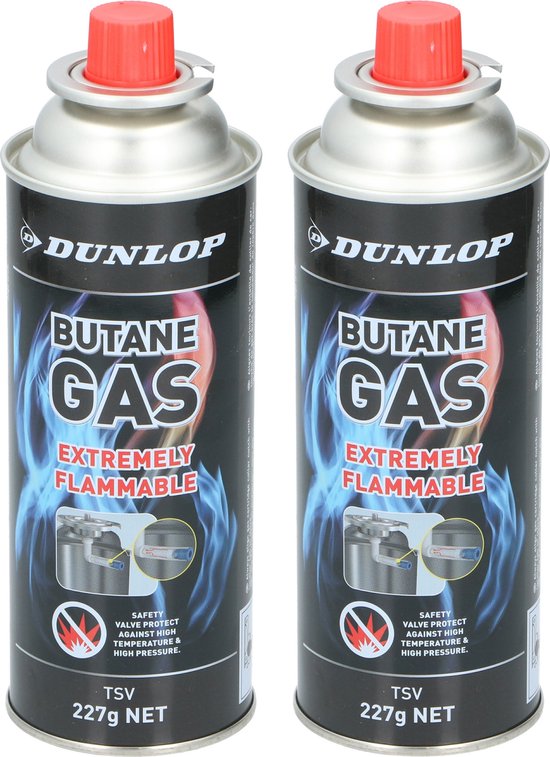 2x Butaan gasflessen navulling butaan gas bussen voor kooktoestel 227 gram van Campingaz