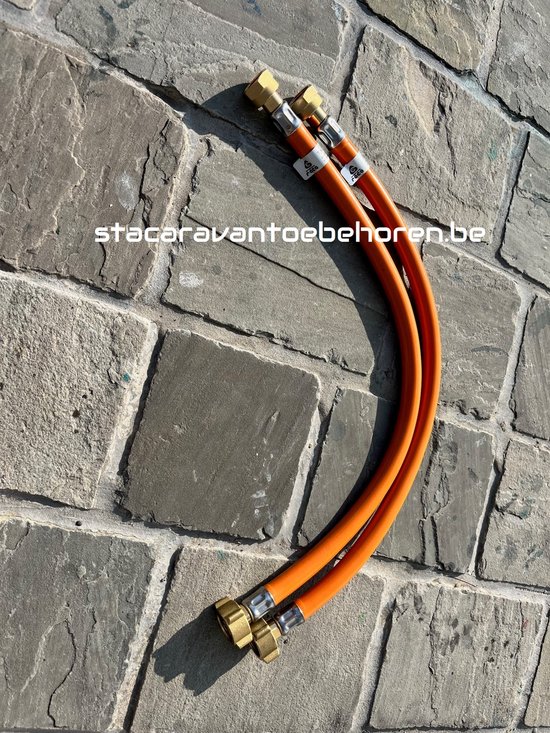 2x gasslang moer - hoge drukslang propaan van GOK