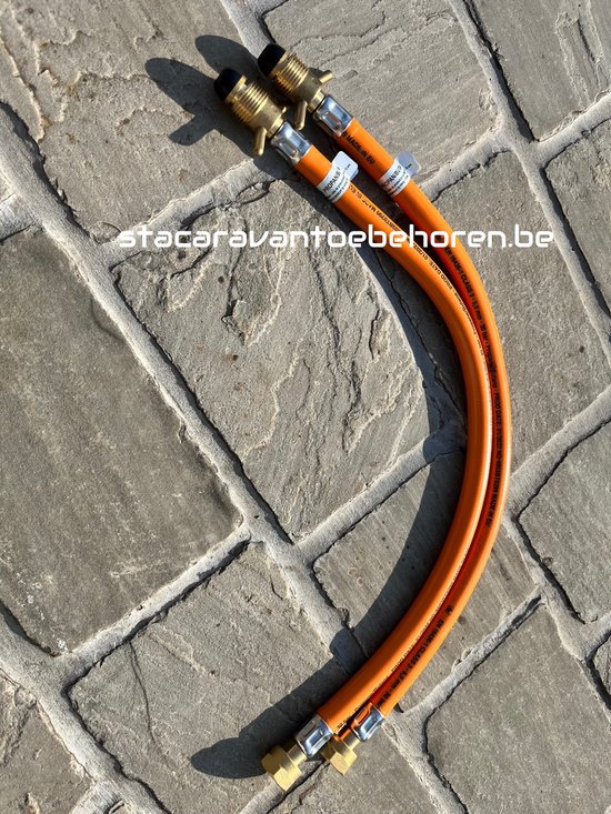 2x gasslang pol aansluiting - hoge drukslang propaan van GOK
