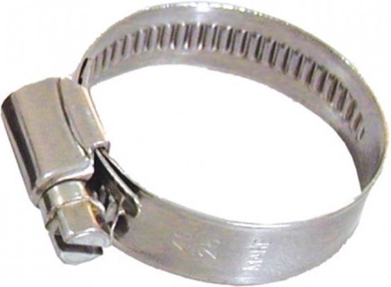 2x RVS slangklem 110 - 130mm - (W2 EURO) van Merk revel.