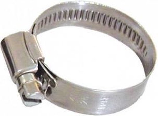 2x RVS slangklem 25 - 40mm - W4 van FLOWOGAS