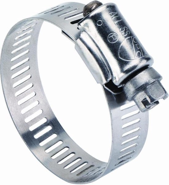 2x Slangklem RVS 16-25mm - W4 Amerikaans
