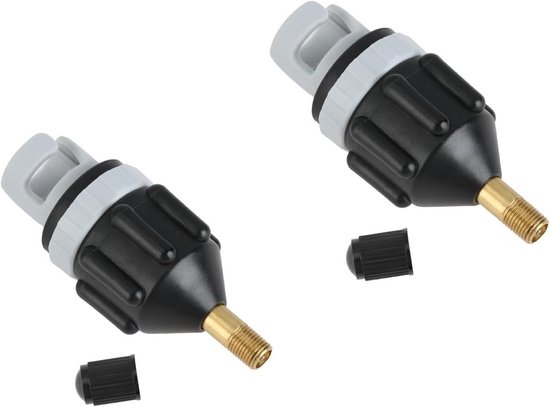 2x Ventieladapter Set voor SUP, Opblaasboot en Kajak - Universele Hoge Druk Adapter voor Pomp en Compressor van Merkloos