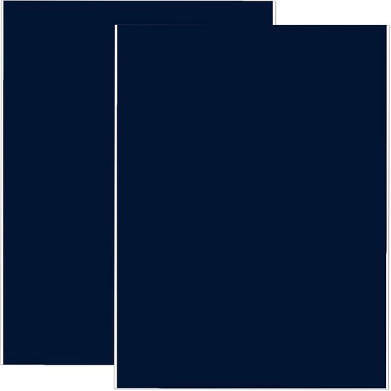 2x Zelfklevende Reparatiepleisters Nylon Donkerblauw - Waterdichte Stof Reparatie Set voor Jassen, Tenten en Tassen (20x15 cm) van Merkloos