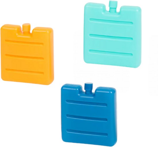 3-Pack kleine koelelementen | Meerkleurig van Merkloos