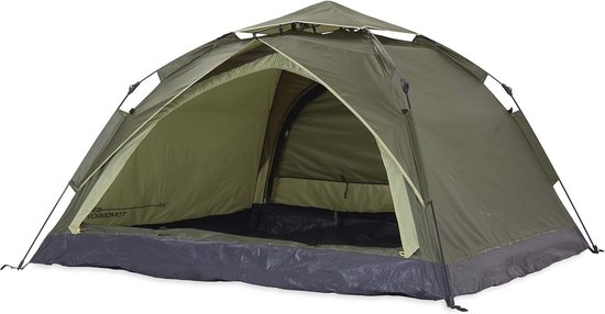 3 Persoons Pop-up Tent met Dubbele Deur - Ideaal voor Camping en Festivals - Ultralicht en Waterdicht (210x190 cm) van Merkloos