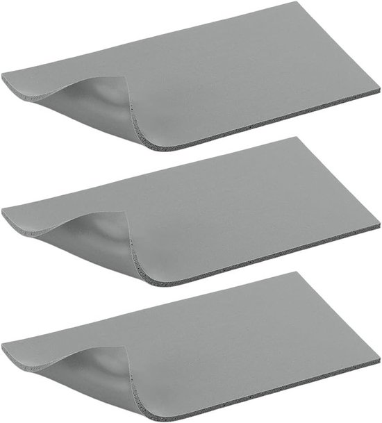 3 Stuks Siliconen Heat Press Mat, 19.8x10x0.3cm Dubbelzijdige Persmat voor Vinyl, HTV en Transfer Crafting Accessoires van Merkloos
