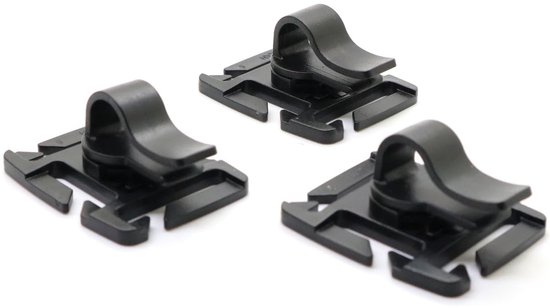 3 x waterrugzak Waterleidingval Molle draaibare slangklem Geschikt voor 20 mm en 25 mm netbanden voor rugzakken met waterzakken van Merkloos