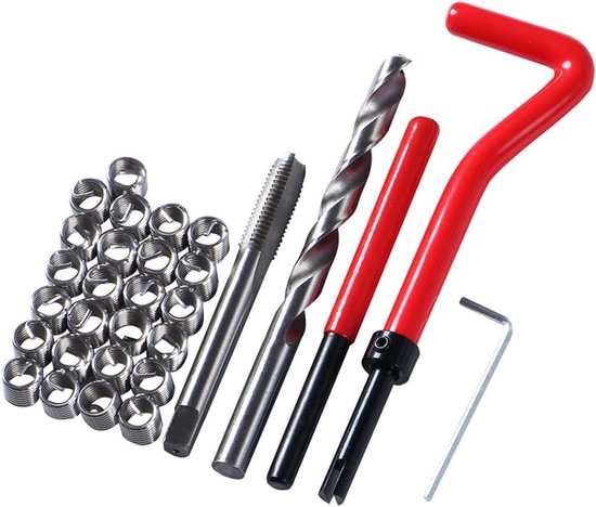 30 Stks Rvs Draad Reparatie Kit M8x1.25mm Metrische Draad Reparatie