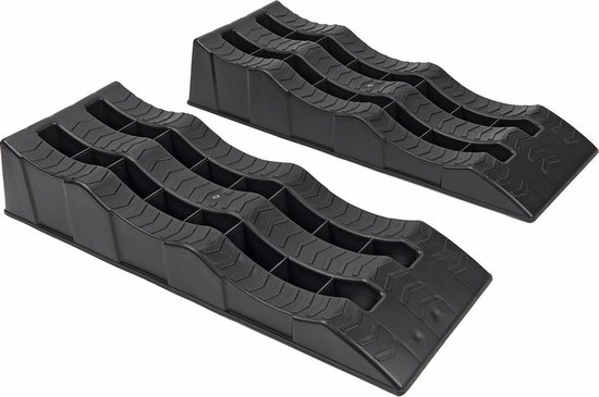 3000 Kg. Oprijbokken Wielbalancers Camper Levellers Set Voor Auto 610 x 210 x 120 mm. van Carpoint