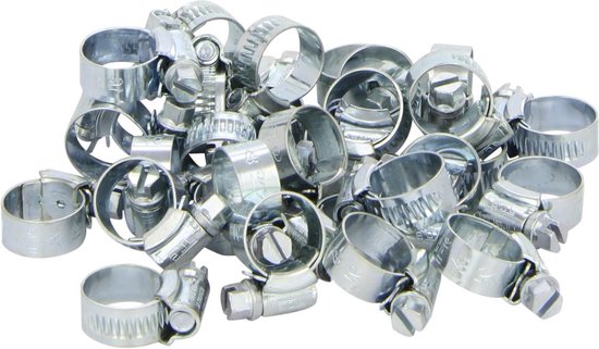 30751-11-16mm JCS Hoseclip MOO (Pak van 50) met Verlengde Rand van JCS