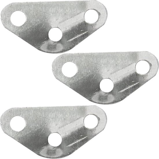 30x stuks scheerlijn driehoek spanners van metaal - Scheerlijnspanners voor tenten, luifels en windschermen van ProPlus