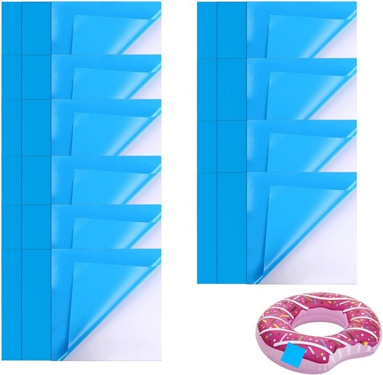 30x Zelfklevende PVC Reparatie Pleisters voor Zwembad en Opblaasbaar, Onder Water Te Gebruiken
