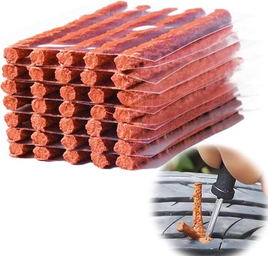 35 stuks bandenreparatieset voor auto, motorfiets en bestelwagen van Merkloos