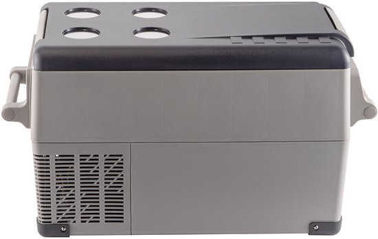 35L Autokoelkast, Compressor, Draagbare Kleine Koelkast met Vriesvak, Voor Voertuigen, Vrachtwagens, Campers, Boten, Mini Elektrische Koeler, Voor Autoritten, Reizen, Vissen, Buiten van Merkloos