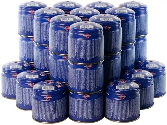 36x 360ML/190gram butane – propaan gasbus 6.7oz gaspatroon butaangas gasfles priktank camping gasvulling voor kooktoestel of bbq van Prym Qualitäts-Gas.