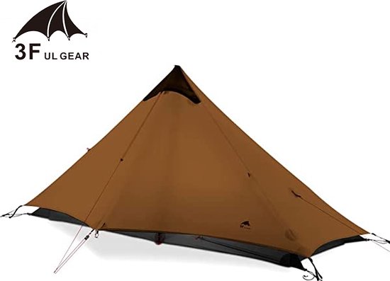 3F UL GEAR® Lanshan 1-persoons Tent - Ultra Lichtgewicht - 3 seizoenen trekking tent - Waterdicht - Kampeertent - Kamperen - Dubbeldaks trekkerstent - Hiking & Wandelen van 3F UL GEAR®