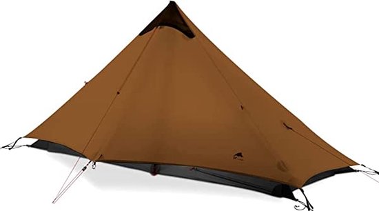 3F UL GEAR® Lanshan 1-persoons Tent - Ultra Lichtgewicht - 4 seizoenen trekking tent - Waterdicht - Kampeertent - Kamperen - Dubbeldaks trekkerstent - Hiking & Wandelen van 3F UL GEAR®