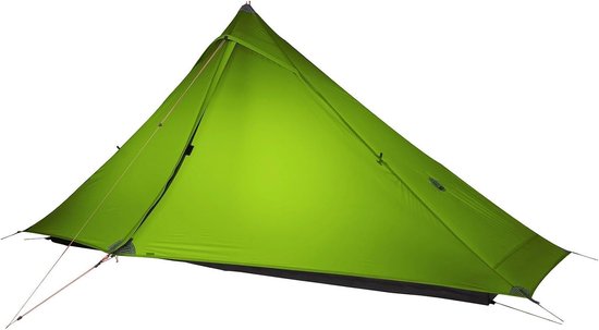 3F UL GEAR Lanshan 1 PRO – 1-persoons Tent – Ultra Lichtgewicht – 3 seizoenen trekking tent – Waterdicht – Kampeertent – Kamperen – Hiking & Wandelen – Groen