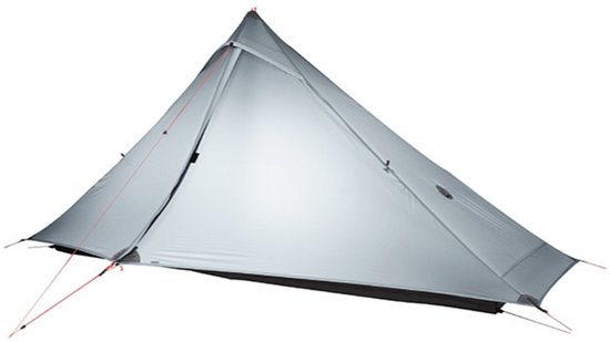 3F UL GEAR Lanshan 1 PRO – 1-persoons Tent – Ultra Lichtgewicht – 4 seizoenen trekking tent – Waterdicht – Kampeertent – Kamperen – Hiking & Wandelen – Grijs