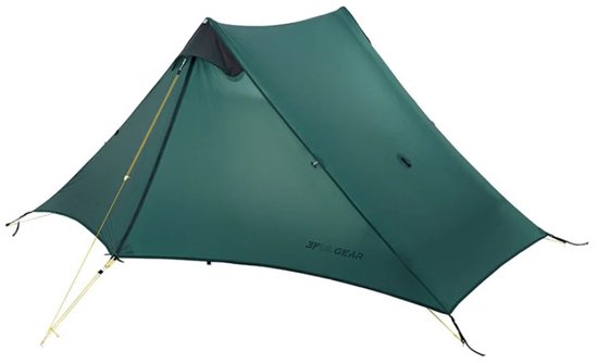 3F UL GEAR Lanshan 2 – 2-persoons Tent – Ultra Lichtgewicht – 4 seizoenen trekking tent – Waterdicht – Kampeertent – Kamperen – Dubbeldaks trekkerstent – Hiking & Wandelen – Groen