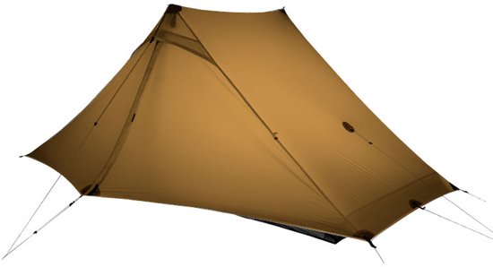 3F UL GEAR Lanshan 2 PRO – 2-persoons Tent – Ultra Lichtgewicht – 3 seizoenen trekking tent – Waterdicht – Kampeertent – Kamperen – Hiking & Wandelen – Bruin