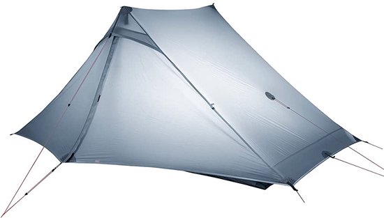 3F UL GEAR Lanshan 2 PRO – 2-persoons Tent – Ultra Lichtgewicht – 4 seizoenen trekking tent – Waterdicht – Kampeertent – Kamperen – Hiking & Wandelen – Grijs